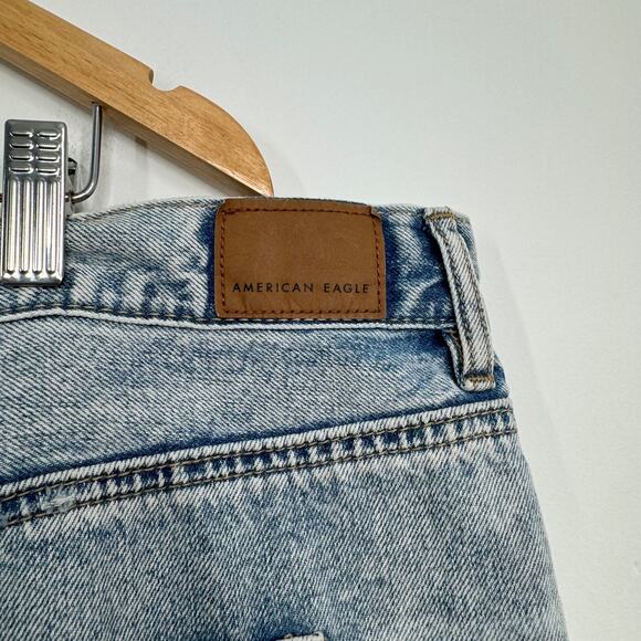 American Eagle Outfitters Pride 90s Boyfriend Jeans Blue Rainbow Casual Size 24 - Picture 4 of 11